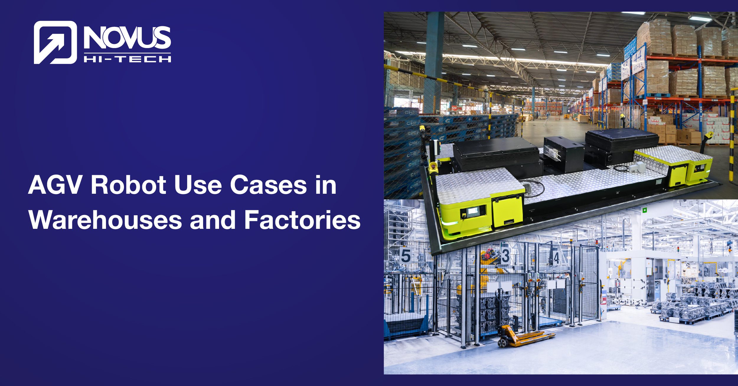 AGV Robot Use Cases in Warehouses and Factories