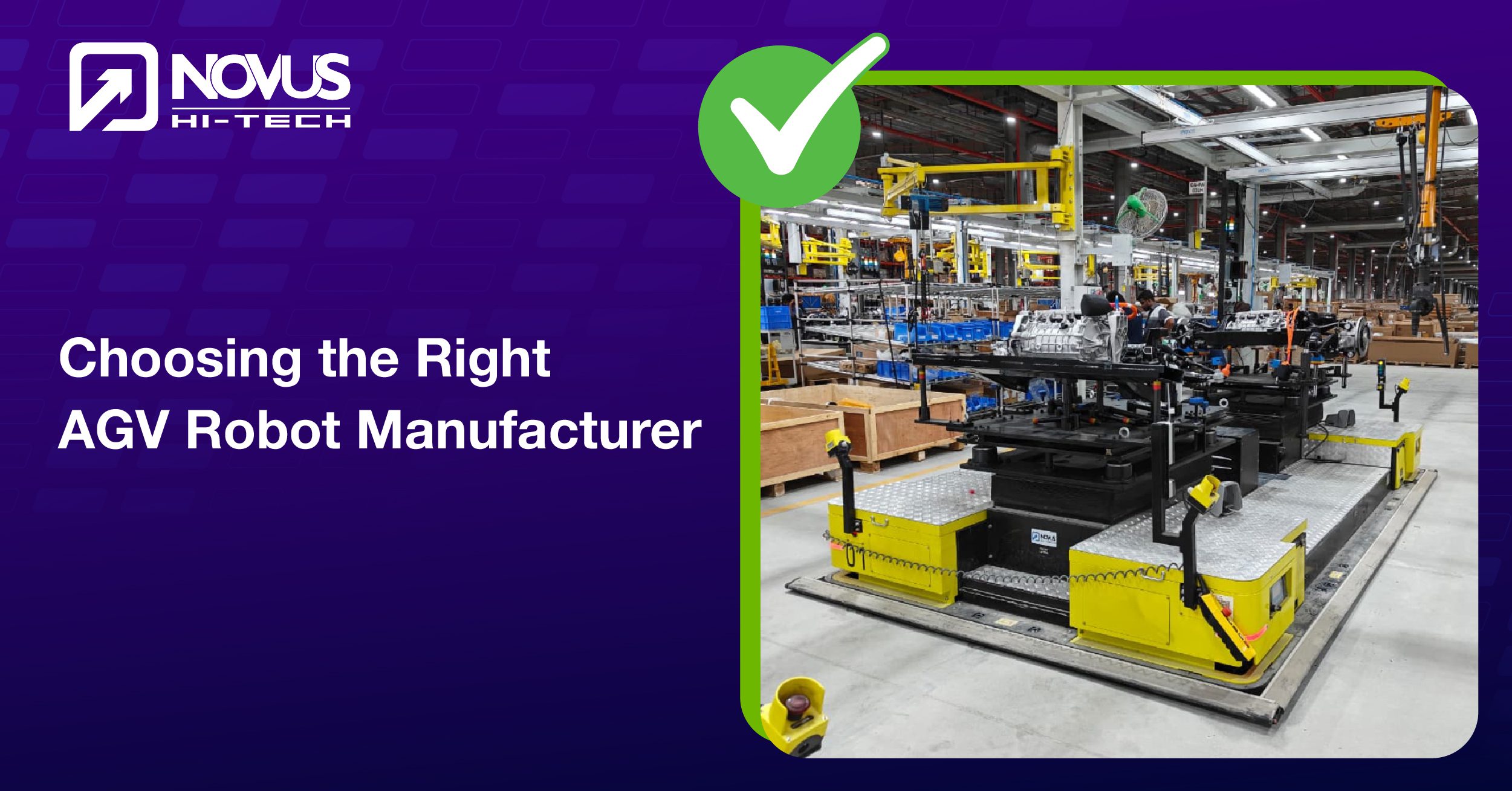 Choosing the Right AGV Robot Manufacturer