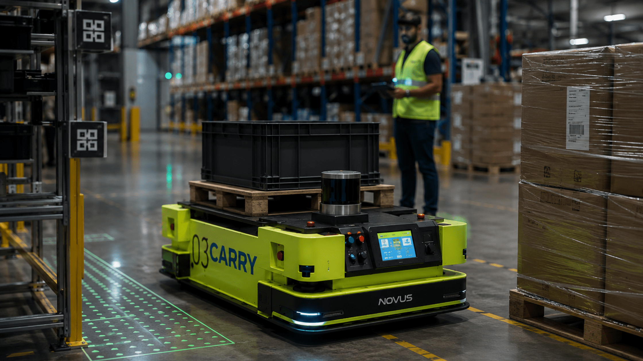 physical ai in warehouses