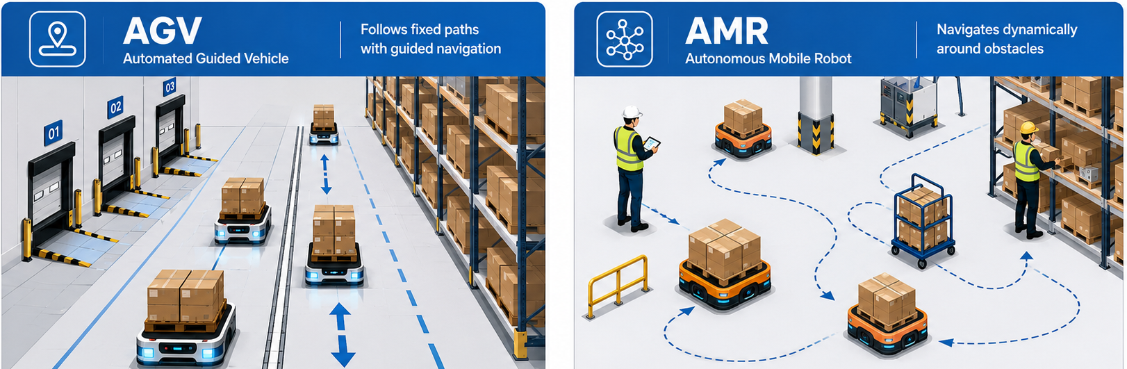 AGVs and AMRs Moving from Pilot Projects