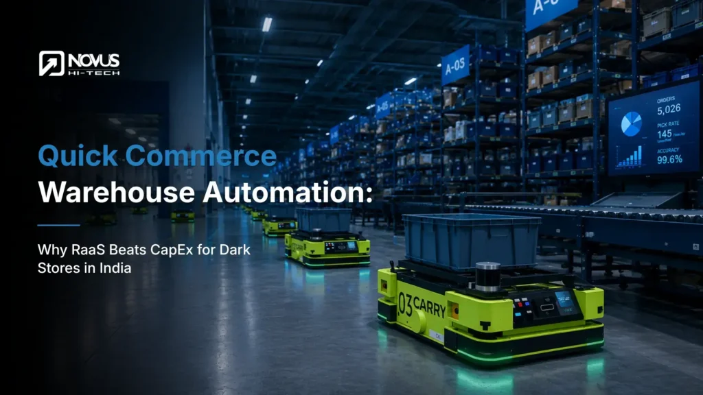 Quick Commerce Warehouse Automation: Why RaaS Beats CapEx for Dark Stores in India