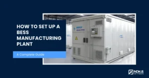 BESS manufacturing plant setup