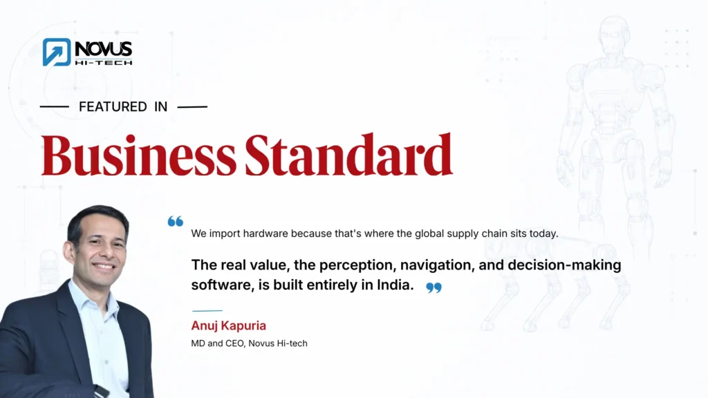 Novus Hi-Tech featured in Business Standard