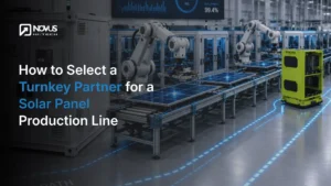 solar panel production line