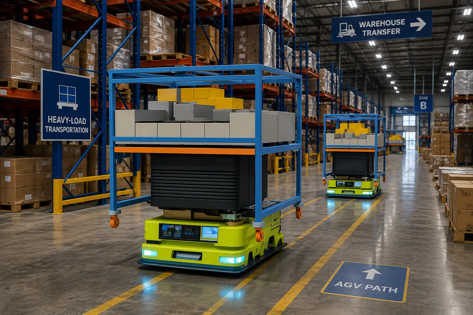 Novus CARRY AMR for pallet and heavy load transport