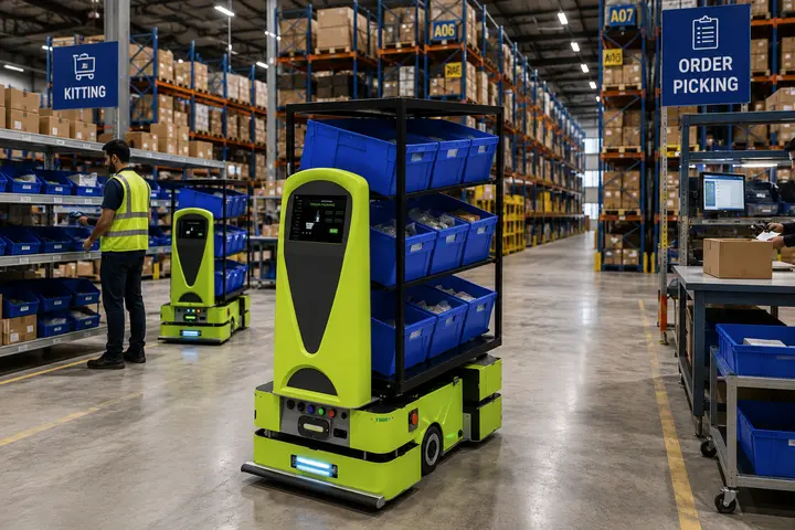 Novus CARRY AMR for picking and kitting