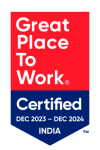 Certification badge showing quality and compliance standards